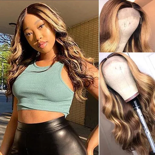 Wig Synthetic Heat Wigs To Women Body Wigs Synthetic Heat 180% Density Women's Long Scroll 65cm