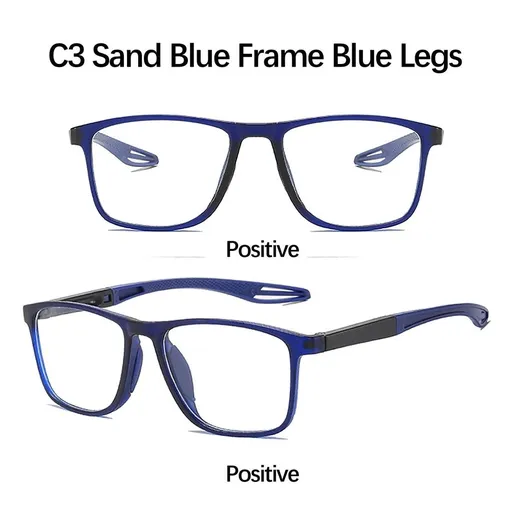 Photochromic Bifocal Reading Glasses for Men, Sport Presbyopia Glasses with Anti Blue Light Lenses, Flexible Lightweight Frames, Includes Case and Cloth