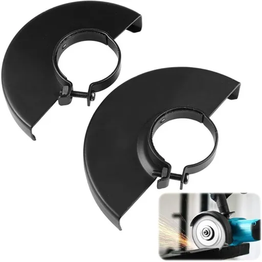 2 Pcs Dust Extraction Guards Caps for Grinders Compatible with 125mm, Internal Diameter Cut and Spark Resistant, 42mm