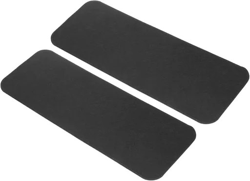 2Pcs Felt Base Shaper, 13.8x5 Inch Rectangle Bag Bottom Shaper Pad Bag Cushion Base Purse Liner Board Insert Arc Corner for Handbags Tote Crossbody Bag Backpack, Black