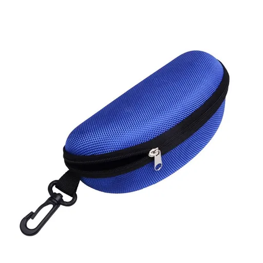 Sunglasses Case Solid Large Space Waterproof Protective Glasses Case Travel Box for Adult Blue