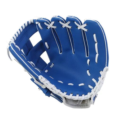 Left Hand Baseball Softball Glove, Training Beginner Mitt for Youth and Adult Players - L