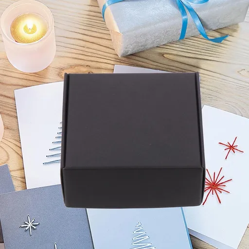 20-Pack Black Shipping Mailer Boxes with Anti-Fall Design, Paper Packaging for Secure Mailing and Shipping