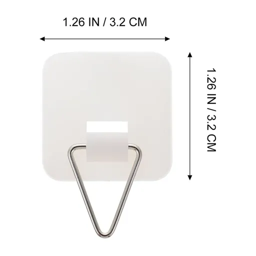 25pcs Invisible Adhesive Plate Hangers for Wall Display, Small Decorative Plate Holders for Vertical Wall Art Decor