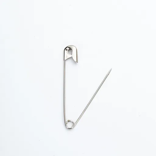 144 PCS Large Safety Pins, Durable, Rust-Resistant Nickel Plated Steel Pins Size , 2.95inch /75mmExtra Large Sturdy Safety Pins