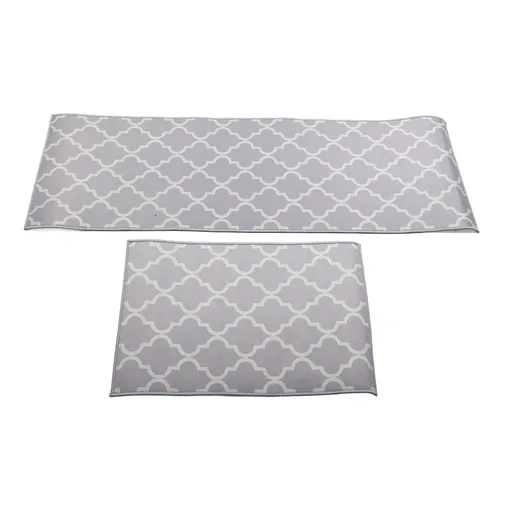 2Pcs Kitchen Mat Dustproof Floor Mat Rug Home Decoration for Office Hotel