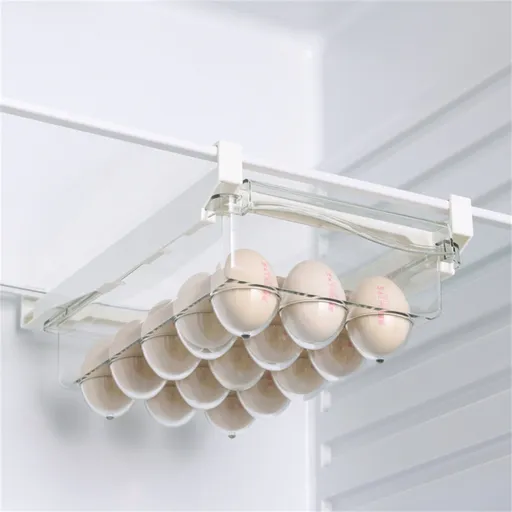 Clear Organizing Bin Durable ABS PET Drawer Type Transparent Design Wide Application Egg Storage BinEgg Bin with Holder
