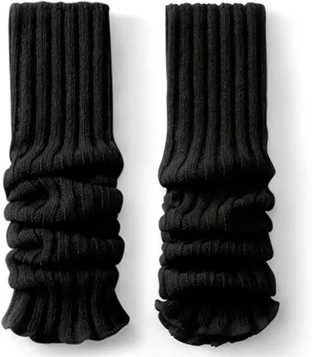 Winter leg warmers - Women's Oktoberfest leg warmers - Black women's leg warmers - Children's leg warmers - High knee socks and ankle warmers