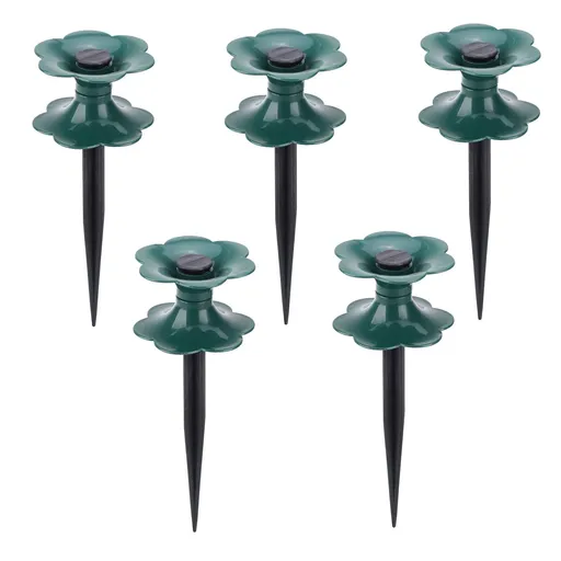 5 Pack Garden Hose Guide Holder Spike Stake Long Plastic Spike Plant Saver Tool Water Hoses Spike for Plant Protection