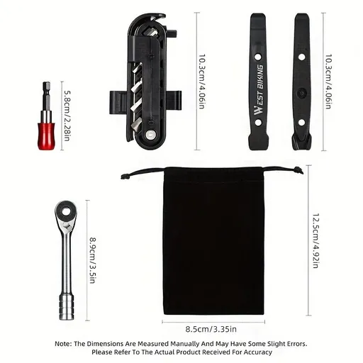 Black Silver multi functional tool set, ratchet wrench, magnetic connect rod, bidirectional ratchet, tire pry bar, quick release extension rod, tool bits, Australian DIY, car repair tool kit, mechanic set