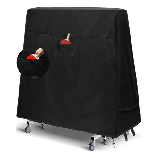 Ping Pong Table Cover, Outdoor Waterproof Ping Pong Table Cover, Table Tennis Cover Accessories Fits Universal Folding