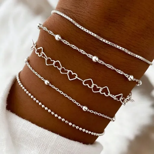 Minimalist Chic Irregular Bangle Set Women Stackable Bracelet Set h559 Recommended Christmas Holiday Gift
