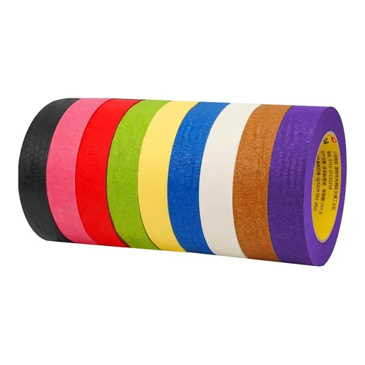 9Pc Colored Masking Tape Roll Multicolor Colorful Craft Tape– Great for Arts & Crafts kī-ds Labeling and Color Coding Back to Schǒ-ǒl, 9 Rolls of Colored Tape and Masking Paper 9Pc Colored Masking Tape 8mm 9PC