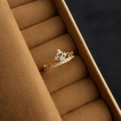 Palace‑Style Niche Ladies Ring | Halloween Daily Decor | Luxury Zircon Retro Fashion Statement Ring