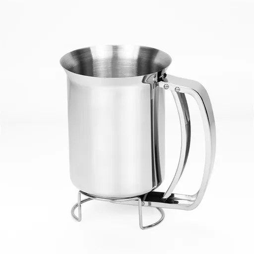 Pancake Batter Dispenser with Funnel, 304 Stainless Steel, for Baking Cupcakes Muffins Crepes Waffles