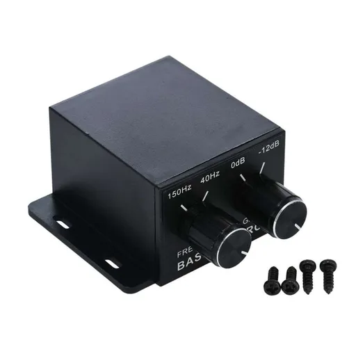Auto Power Amplifier Practical Output Interface Adjustable Bass Subwoofer Universally Crossovers Controller