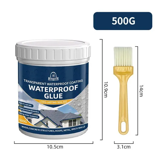 transparent waterproof coating, clear sealant, waterproof sealant Australia, RV waterproofing, roof waterproofing, wall waterproofing, window waterproofing, gutter waterproofing, pipe waterproofing, outdoor sealant, DIY waterproofing - Clear - Size 5