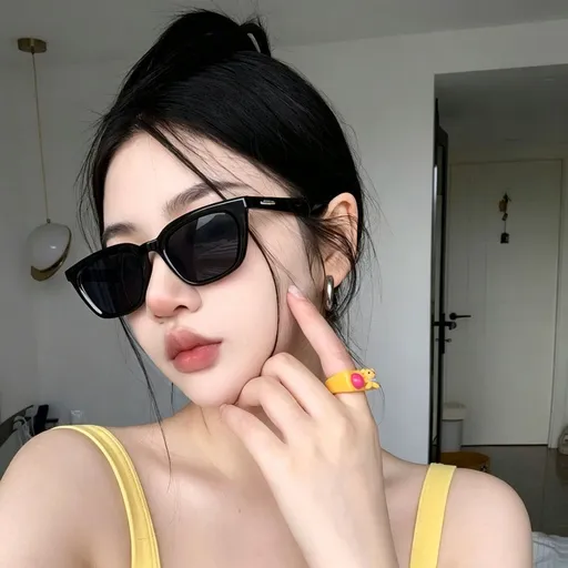 X5 Black Frame Gray Lens | UV400 Retro Square Sunglasses | Christmas Vintage Style Gift | Classic Square Frame Casual Sun Glasses
