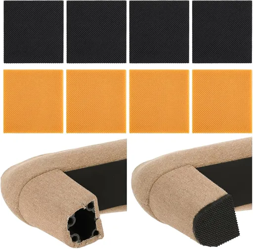 8pcs High Heels Patch Square Sole Repair Tips Rubber Boot Heel Replacement Sole Protectors Non-Slip Heel Replacements High Heel Tread Pad(2.44" x 2.44")