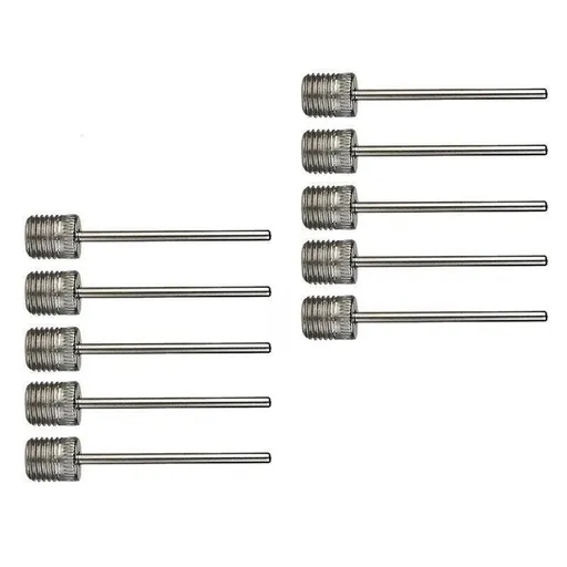 Stainless Steel Ball Pump Needle Inflator Pin for Football Basketball Volleyball - 10PCS