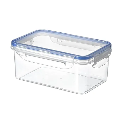 Stackable Bin with Lid, Plastic Container to Organize Shoes and Crafts on Closet Shelves, Kitchen Sealed Jar Clear with Lid