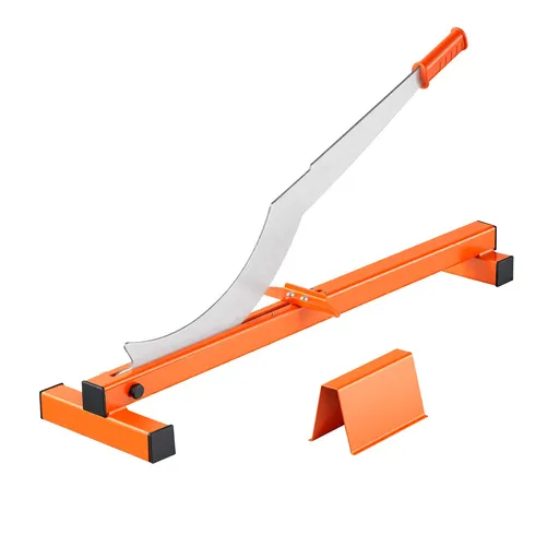 Vinyl Floor Cutter 304.8mm Cutting Capacity 10mm Thick Laminate Rubber Handle D2 Steel Blade