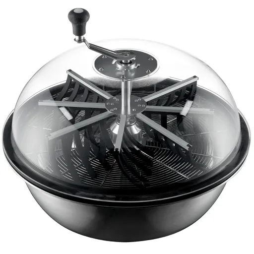Leaf Bowl Trimmer, 24'' Trimmer Bowl, Manual Bud Trimmer with Stainless-Steel Blades for Twisted Spin Cut, Clear Visibility Dome and Hand Pruner Included, for Cutting Leaves, Buds, Flowers