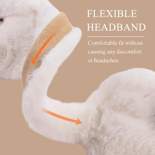 Winter Women Earmuff Foldable Ear Warmer Fluffy Ear Cover Warm Outdoor for any outdoor activities will keep your ears cozy
