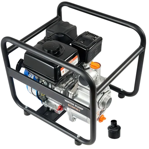 Gasoline Engine Water Pump Gas Powered Transfer Pump 50 mm 6.5HP 4-Stroke