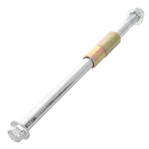 Rear Wheel Shaft Bolt with Spacer, 225mm Length, 15mm Thick Metal