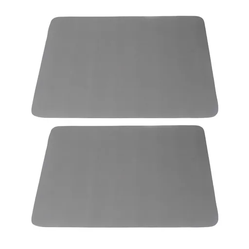 2Pcs Coffee Mat Drying Pad Super Absorbent Prevent Slip Shock Absorption Easy to Clean Coffee Bar Mat for Countertops Coffee Machine Dark Gray 40x50cm / 15.7x19.7in