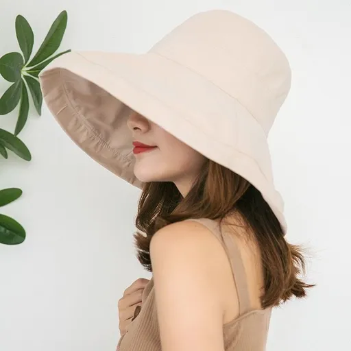 2 Pack Women's Sun Hat, Beige
