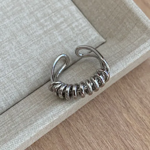 Spring Design Zircon Ring | Christmas Trendy Ornament Gift | Minimalist High‑End Stackable Women Finger Band