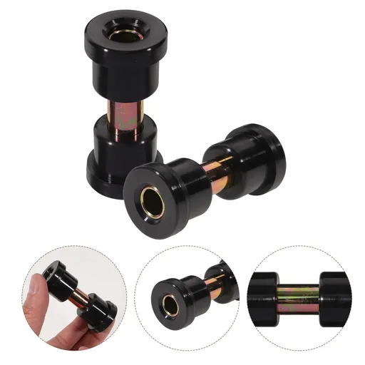 Golf Cart Bushing Kit 8Pcs Iron Rubber Heat Treatment Precise Processing Stable