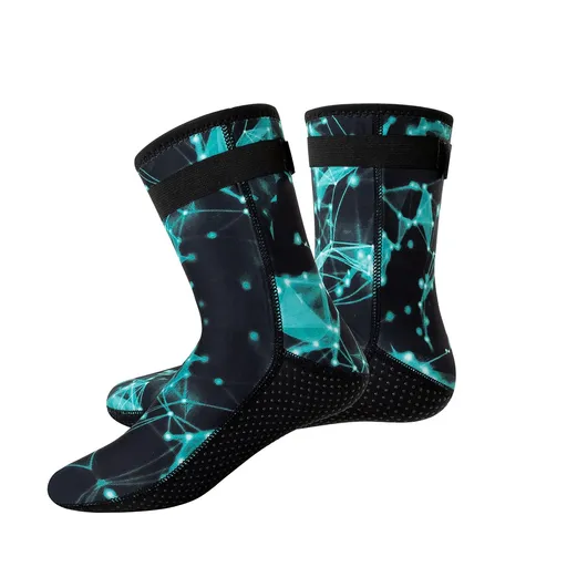 Wetsuit Socks 3mm Neoprene Diving Socks Thermal Anti-slip Scuba Socks Water Booties for Swimming Water Sports