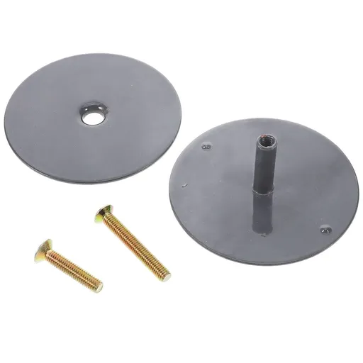Deadbolt Cover Plate Black Metal for Home Use Easy Installation and Stylish Appearance 1Set