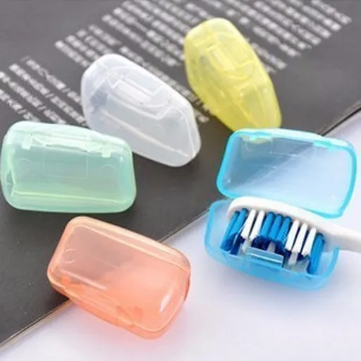 5 Pack Travel Toothbrush Covers, Toothbrush Cover Cap, Portable Toothbrush Covers for Travel Home, Bathroom, Gym, Camping