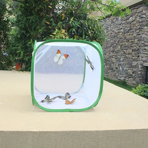Portable Insect Butterfly Habitat Cage Insect Housing Enclosure Breeding Cage