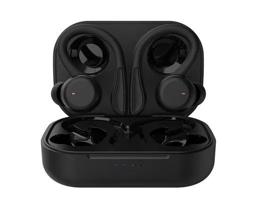 Earphones Ear Hook Touch IPX6 Waterproof Running Black