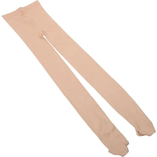 Warming Outdoor Skating Tights in Khaki with Buckle and Elastic Comfort Belt