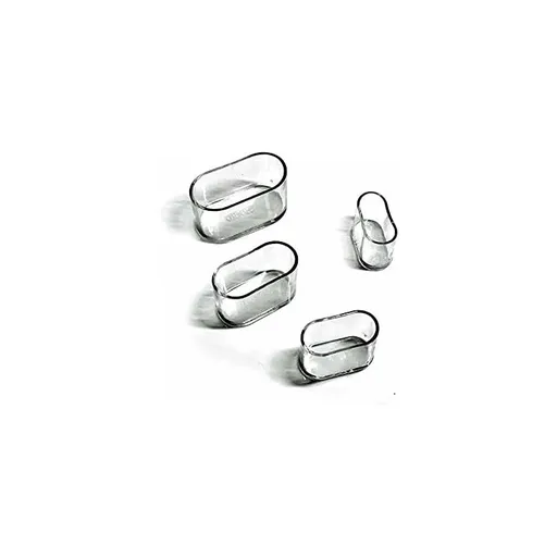 Chair Leg Caps，Oval Silicone Furniture Feet Pads Cover Table Protectors Floor Scratches，8-24 pcs-Transparent/24 pcs