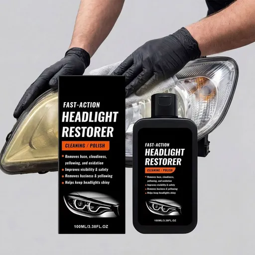 Car Headlight Restoration Polishing, Headlight Cleaner And Restorer, Multifunctional Car Headlight Polishing for All Vehicle Types