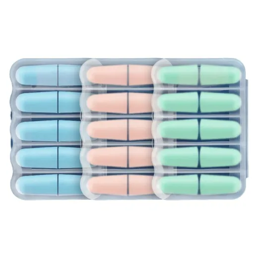 Soundproof Sleep Ear Plugs, Anti-Noise, Protect Your Ears, Solve The Problem of Noise. (Multi-Color,3boxes)