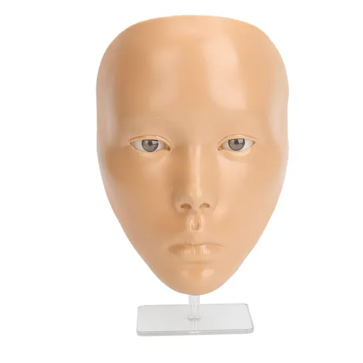 Makeup Practice Mannequin Face,Sponge Set and Eyeshadow Board Makeup Kit for Makeup Artist, Girl's Gift Or Professionals