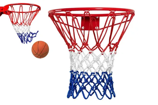 Heavy Duty Basketball Net 12 Loops Indoor Outdoor Basketball Replacement Net Anti-tangle
