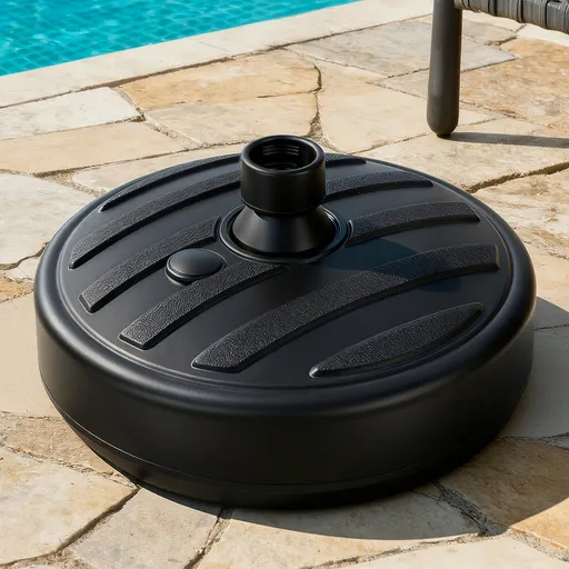 Instahut Outdoor Umbrella Base Weight Round Plastic Pole Holder 35-38mm Beach