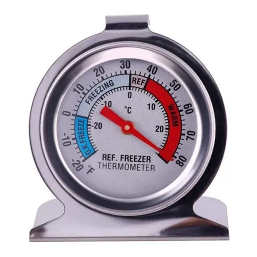 Refrigerator Thermometers Large Dial Fridge Freezer Thermometer with Hook