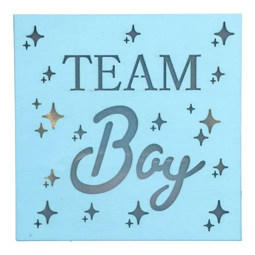 Baby Hundred Days Party Decorations Bright Color Wooden LED Light Ornament for Baby Shower Party