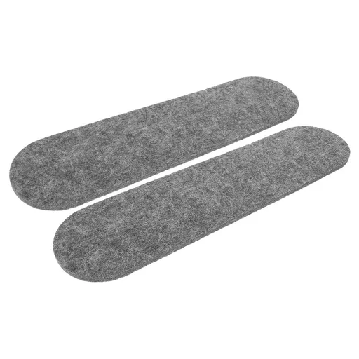 2-Pack Dark Gray Felt Wall Boards with Self-Adhesive Backing for Jewelry and Small Item Storage