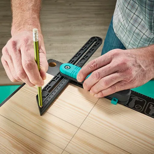 Angle Measure Tool,Digital Angle Finder Tool,Woodworkers Edge Ruler, Protractor Angle Protractor Two Arm Angle Measure Tool